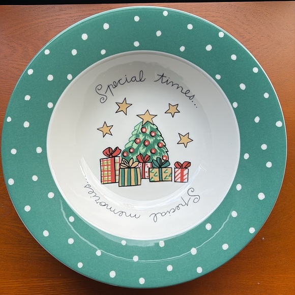 Vintage MIKASA Christmas vegetable serving bowl - Picture 6 of 7